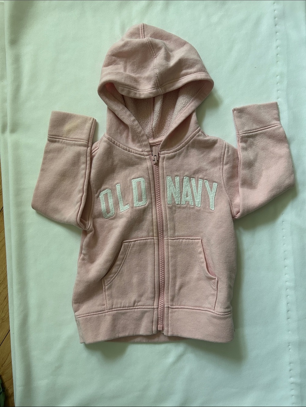 Old Navy Light Pink Zip-Up Hoodie for Kids